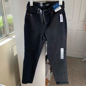 Old Navy* O.G. Straight High Rise Ankle Jeans in black * NWT